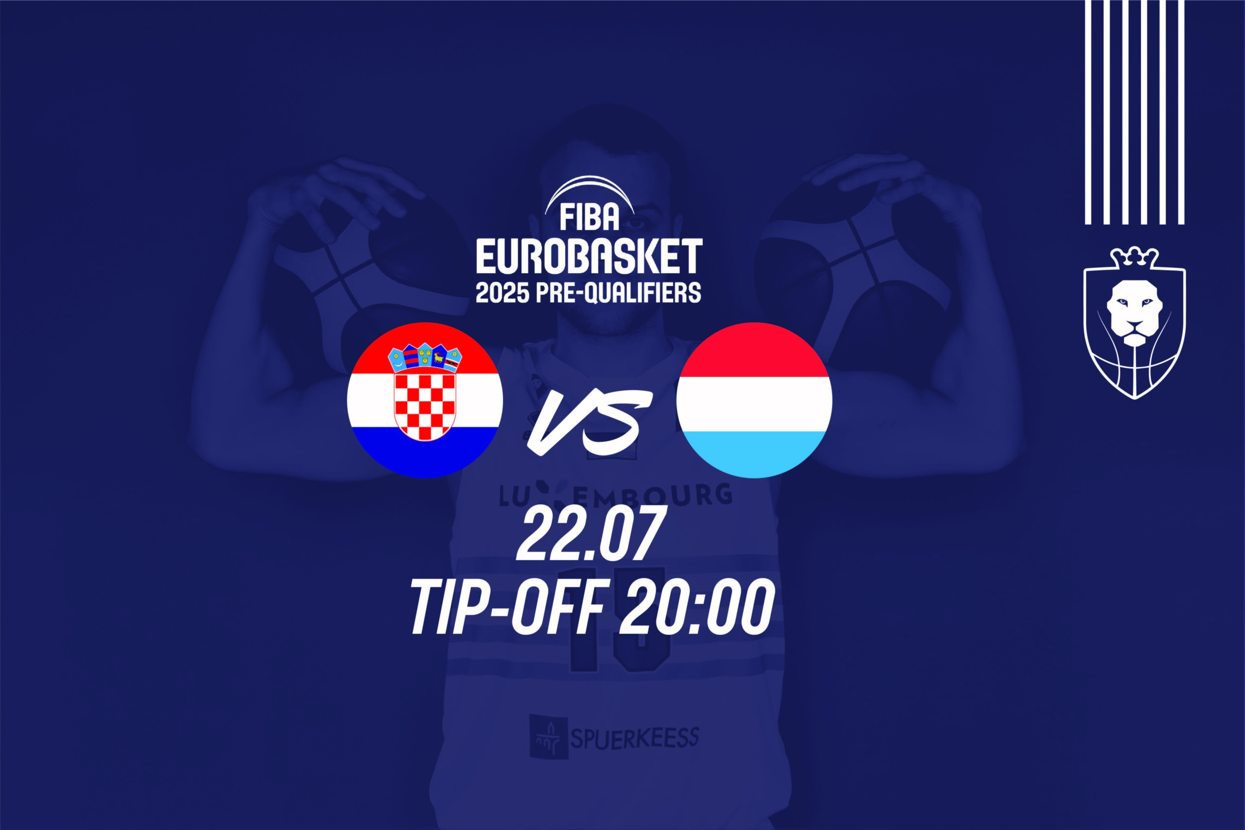 Luxembourg faces Croatia on Saturday at 20:00 (live stream