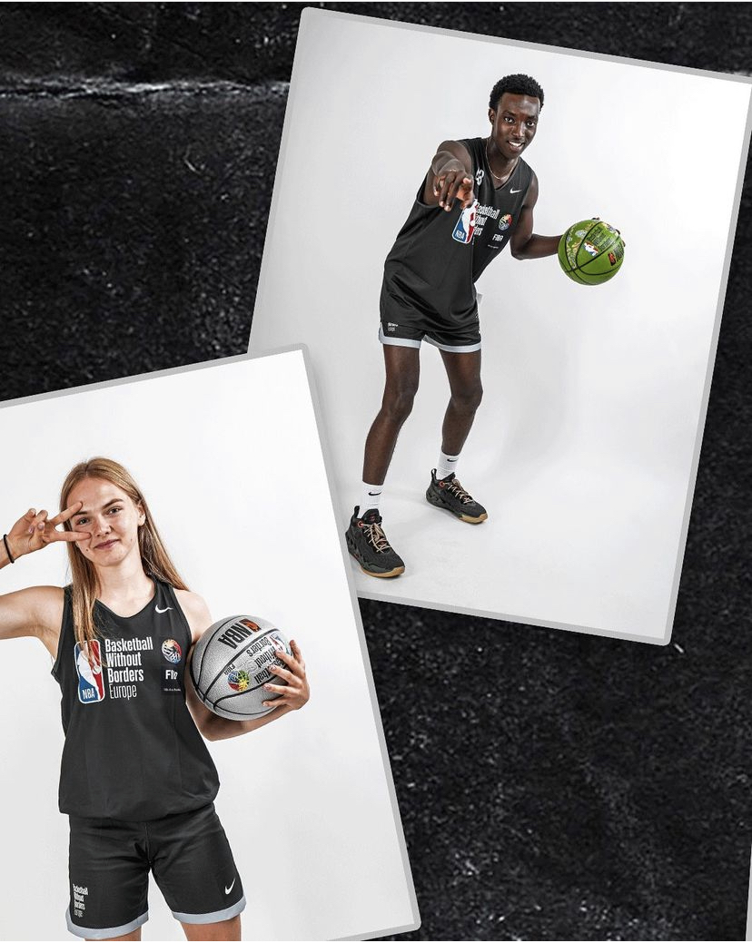 Hämäläinen and Grosber compete at NBA basketball without borders Europe